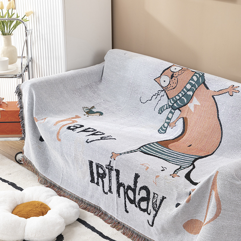 Koc z motywem skrzydlatego tyg – Boho Throw Blanket Fringe recenzja i cena