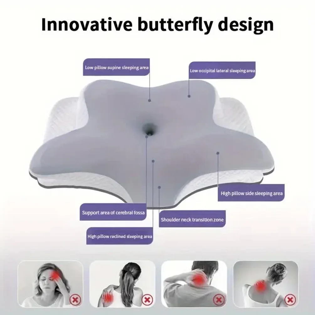 Poduszki z pianki z pamięcią k – Memory Foam Orthopedic Pillow Neck Pain recenzja i cena