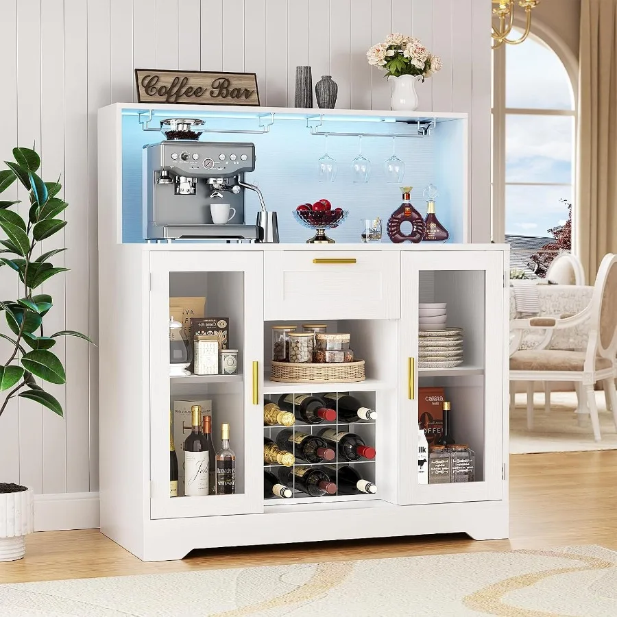 Szafka do kawiarni z oświetlen – Storage & Organization recenzja i cena